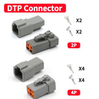 5/10/20Sets Deutsch DT Waterproof Connector Electrical Wire Socket Plug For Car 2P/3P/4P/6P/8P Kit Box Suit DT06-4S DT04-2P DT06