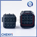 1 Set Black 16 Pin Auto Waterproof Electric Wire Cable Connector Male Or Female Socket Plug 6085-0510 6188-0353 6185-0510