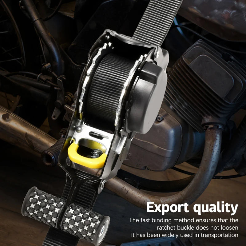Retractable Auto Ratchet Strap Automatic Shrink Bundle Tape Retractable Belts For Motorcycles Convenience Luggage Straps
