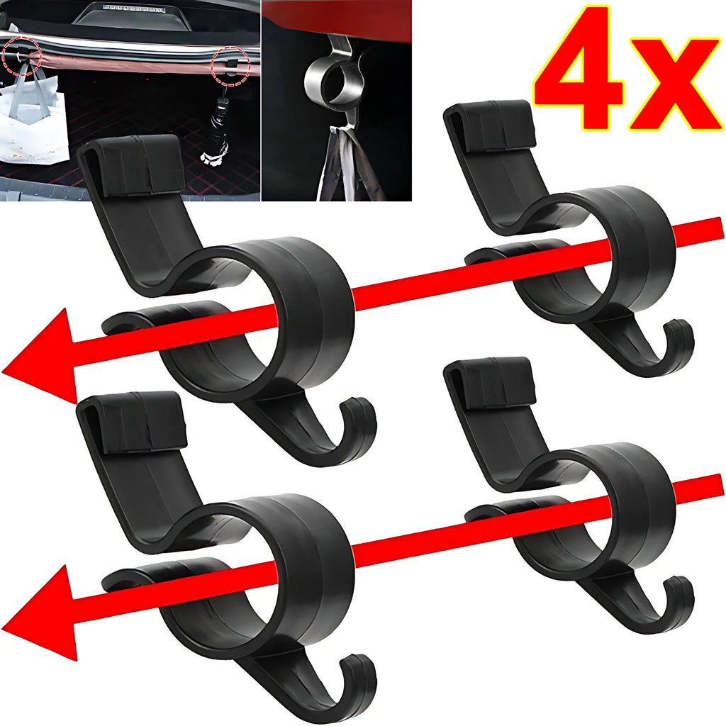 1/4pcs Car Umbrella Holder Car Trunk Hook Umbrella Mount Plant Towel Hook Auto Accessories Internal Storage Organizer Holders