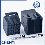 16 Pin Car radio multimedia CD player Auto Audio sound Connector Wire harness Plug 338696-1 929092-1 9466B-64Z50