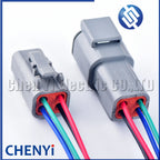 4 DTM06-4S DTM04-4P Automotive waterproof connector Sealed Wire Harness Plug with 15cm wires For Deutsch DTM series