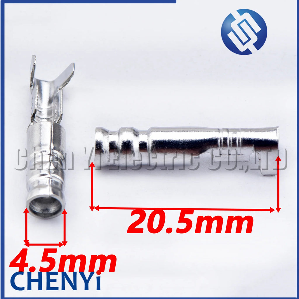20 Pcs 2.8mm male female Auto Wire Splice Terminal Car Elcetric Connector Pin Round Type Crimp Loose Terminals G138 DJ221Q-2.8B