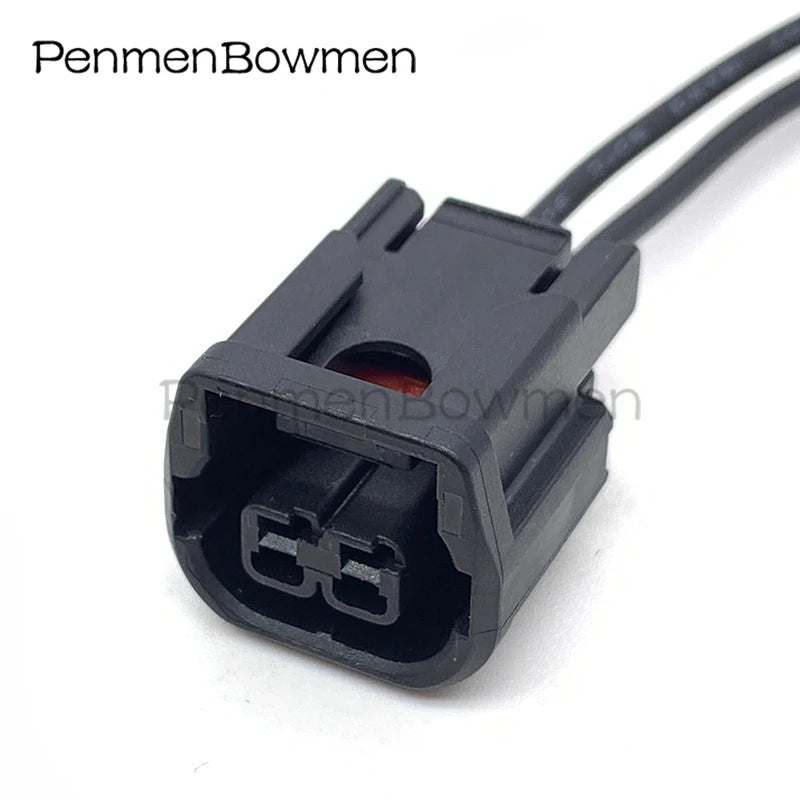 1 Set 2 Pin Auto Headlight Plastic Electrical Cable Connectors Female Wire Harness Plug For Honda Civic Accord 6189-7408