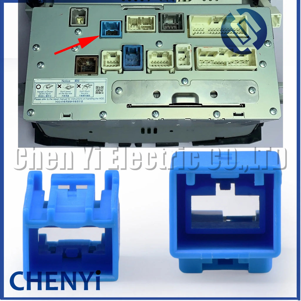 1 Pin blue Automotive connector Car host Multi-Display Assembly harness plug 90980-12592 90980-12593 For Toyota LEXUS