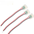 Snap in Panel Mount Type C Female Socket Waterproof C Jack 2 Pin Bare Wire Pigtail 5V 3A Power Charger Port for Car Truck DIY