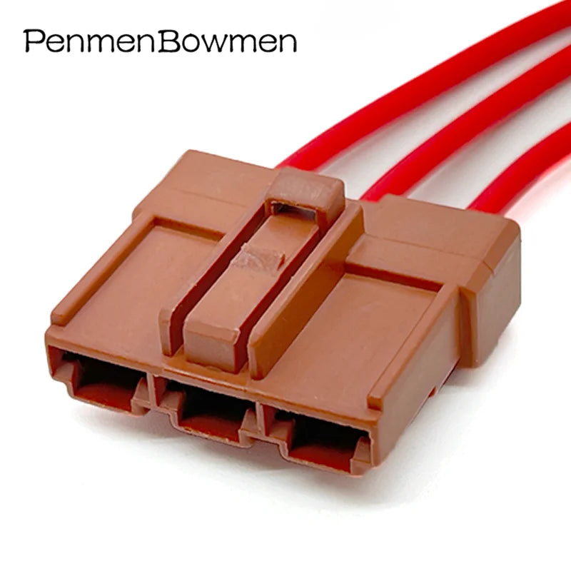 1 Set 3 Pin Auto 7.8mm HD High Current Electrical Cable Connectors Female Wire Harness Plug 6098-0208 6098-0210