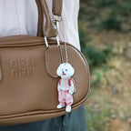 Kawaii Puppy Dog Car Pendant Acrylic Cute Cartoon Teddy Dog Car Interior Decoration for Backpack Keychain Home Hanging Pendant