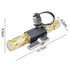 1PC Vacuum-Rated Valve Core Removal Tool Black Valve Core Disassembly  Removal Tool 1/4" X 5/16" Compatible With R410A