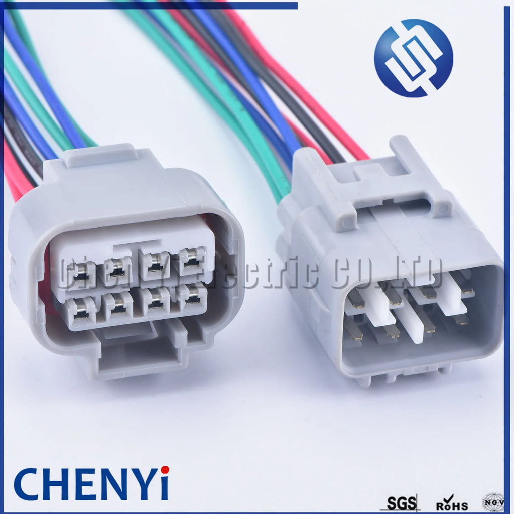 8 Pin Auto Connector Reversing Radar Assembly Plug PDC Socket pigtail 90980-10897 90980-10896 For Honda XRV CRV Toyota Supra MK4