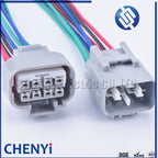 8 Pin Auto Connector Reversing Radar Assembly Plug PDC Socket pigtail 90980-10897 90980-10896 For Honda XRV CRV Toyota Supra MK4