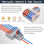SPL-42/62/63/82/93 3/2-in 8/6/4-out Fast Wiring Terminal Multi-functional Parallel and Branch Docking Terminal Wire Connector
