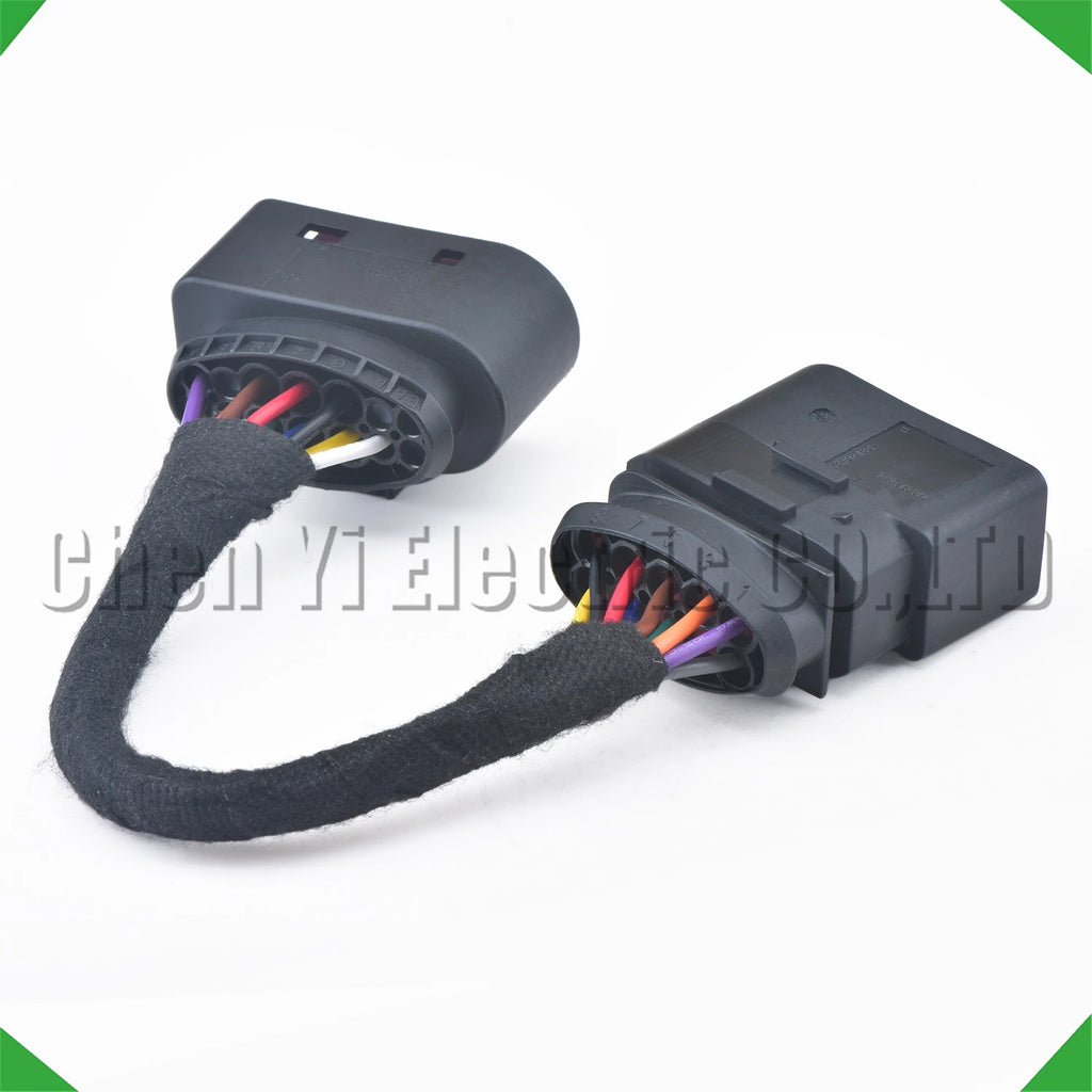 Auto Connector Connectors Conversion harness 1J0973737 1J0973835 Halogen Headlamps Vw
