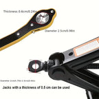 Auto Labor Saving Jack Cross Shaped Wrench Efficient Tire Changing Vehicle Tools Saving Car Scissor Ratchet Spanner Key Amagi