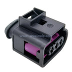15 Sets 3 Pin 4D0971993 Automotive Wire Connector for Fuel Injector Plug