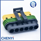 6 Pin female Car Waterproof Wiring Harness Socket Automotive Electrical Connector engine radiator plug 15344031