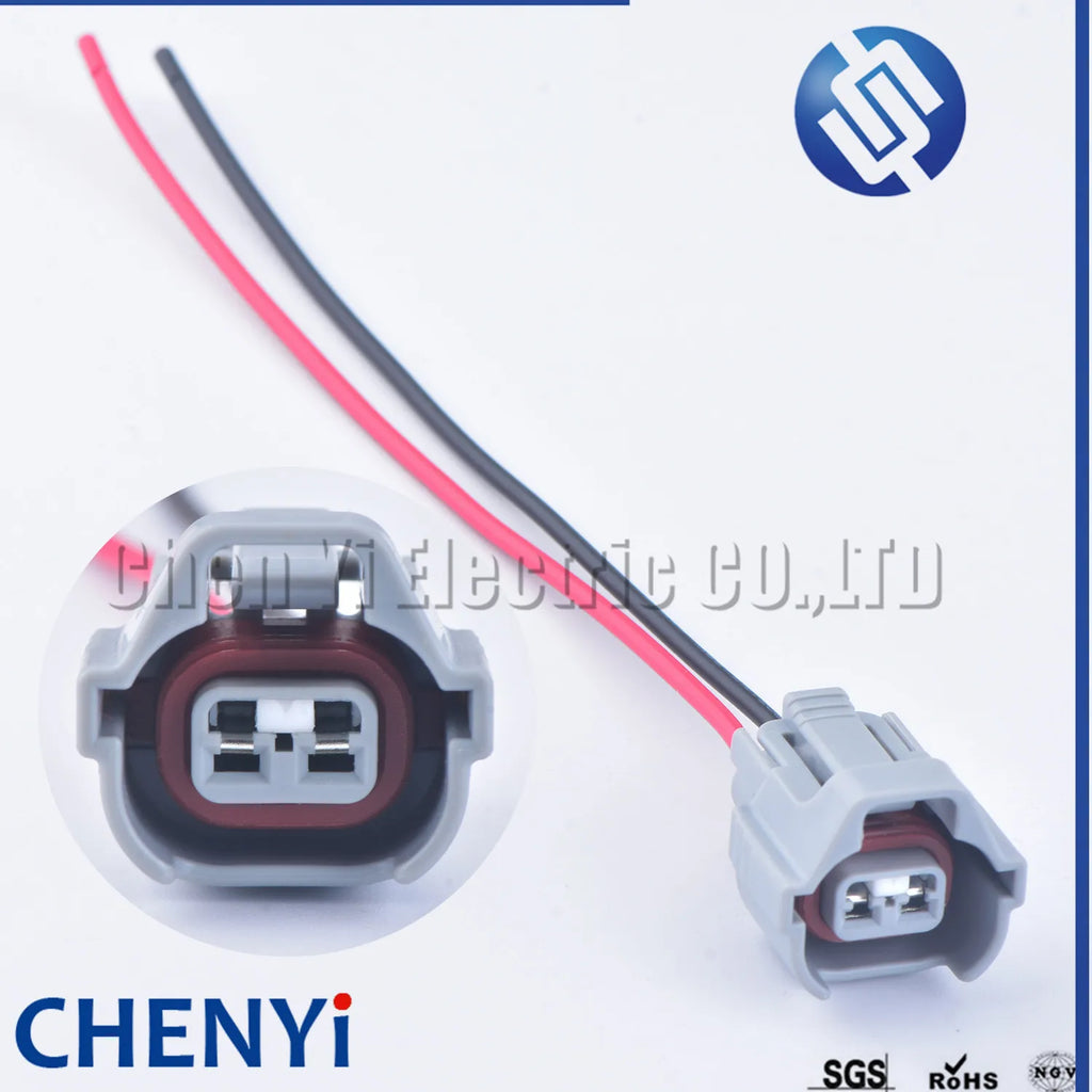 2 Pin fuel injector plug waterproof  Connector pigtail 6189-0670 for Toyota Nippon Denso Lexus Ford Nissan Cefiro izusu