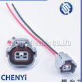 2 Pin fuel injector plug waterproof  Connector pigtail 6189-0670 for Toyota Nippon Denso Lexus Ford Nissan Cefiro izusu