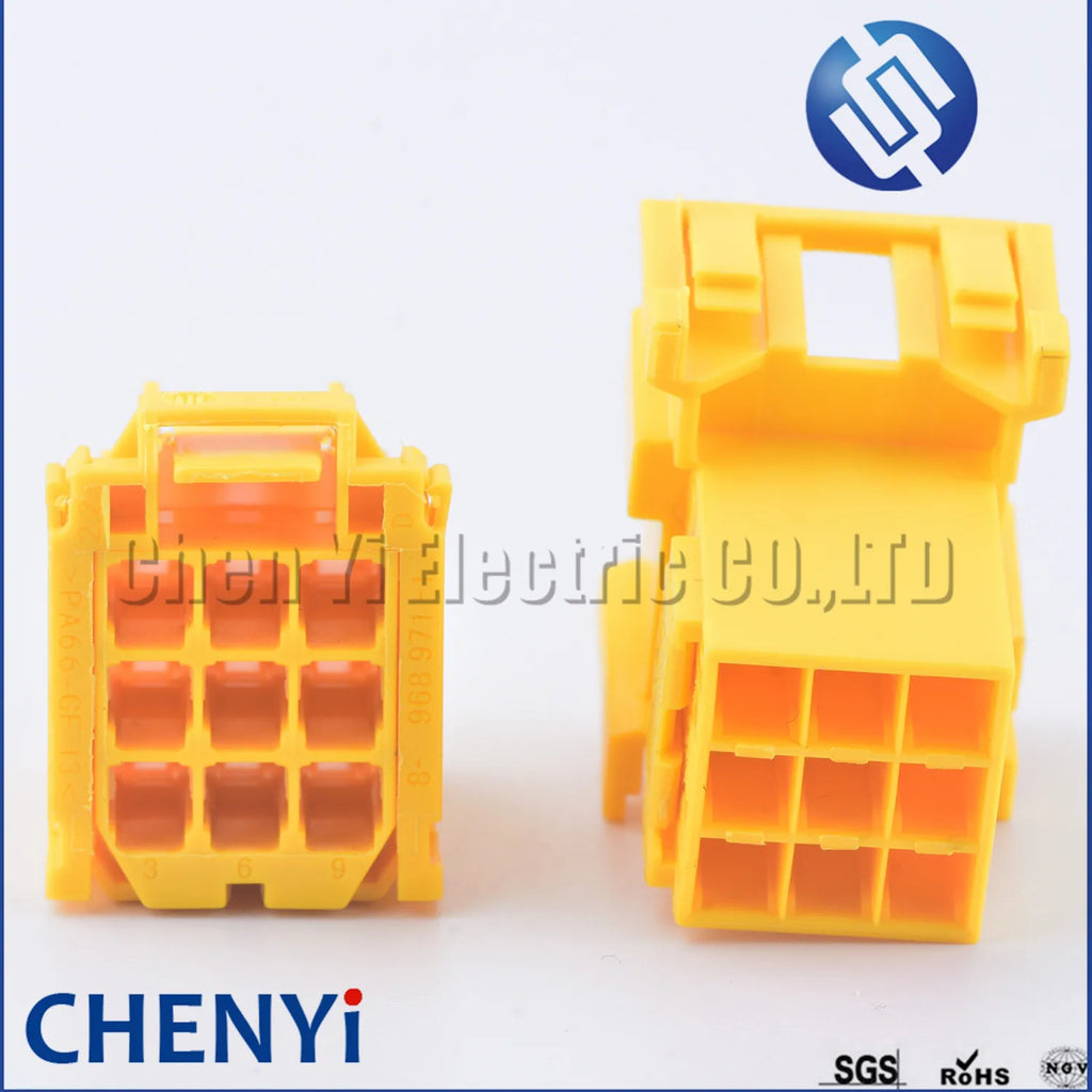 9 Pin/way Automobile power amplifier Connector Automotive Audio Amplifier Plug Wiring Harness Socket 8-968971-1 1-967626-1