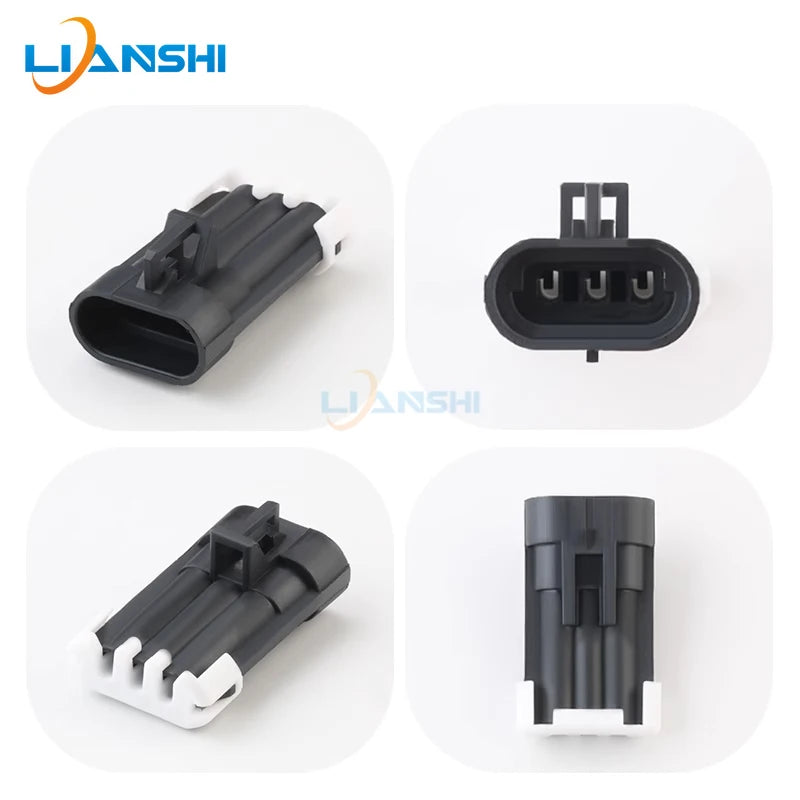 12129615/12110293 is a 3-hole waterproof wiring harness connector suitable for automotive crankshaft sensor plugs