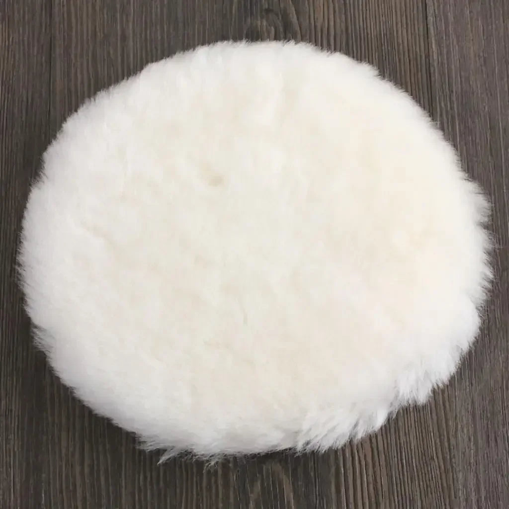 3/4/5/6/7 Inch Wool Polishing Disc Car Waxing Polishing Buffing Car Paint Care Polisher Pads Auto Washing Accessories 1/5pcs