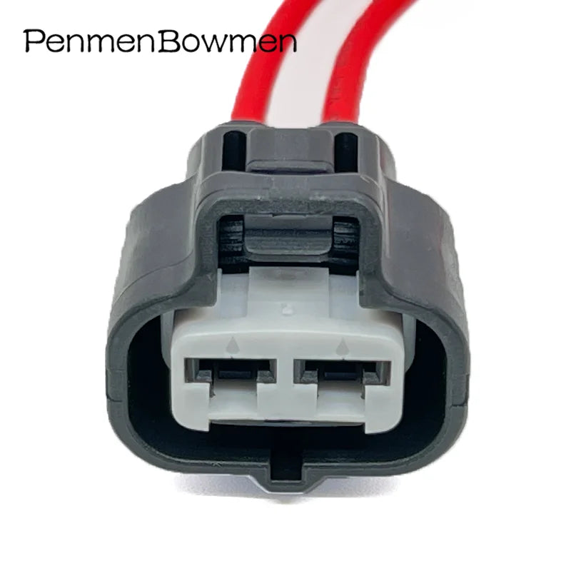 1 Set 2 Pin 4.8mm Car Hydraulic Motor HID Electrical Cable Connectors Female Wire Harness Plug for Toyota 6189-0425