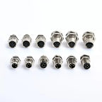 M8 Sensor Connector Panel Back Mount Waterproof Flange Socket Threaded Coupling Male&Female 3Pin 4Pin 5Pin A Type