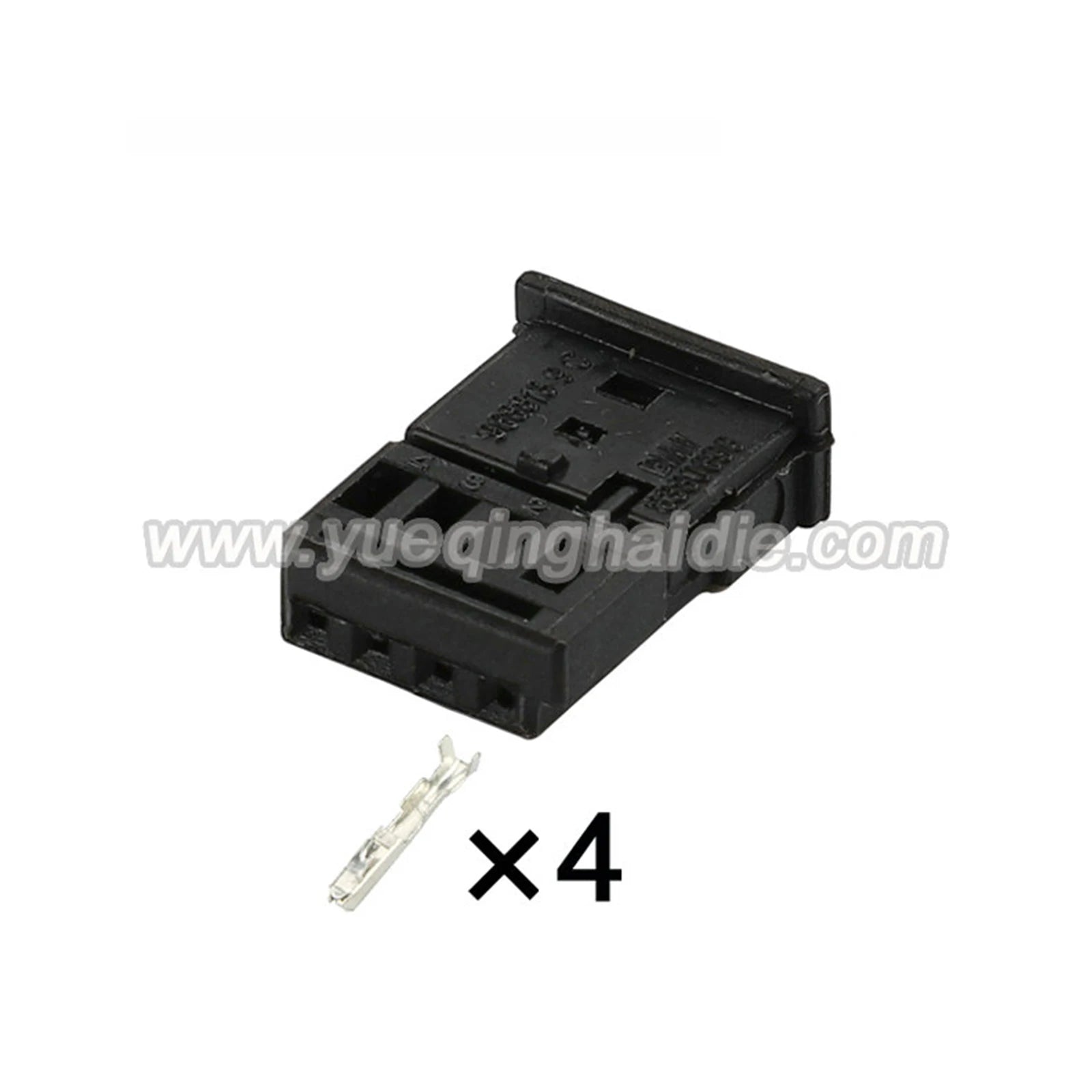 4-Pin Connectors Unsealed 0.6mm Male Female Connectors Auto AC Assembly Cable Plug for BMW 0-1452576-1 968813-1