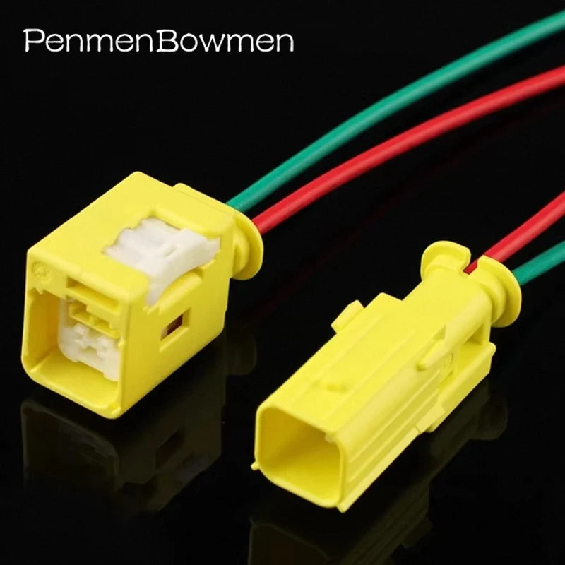 1 Set 2 Pin Car Seat Collision Electrical Cable Connectors Waterproof Female Male Wire Harness Plug SABRB-02-1A-Y SABPB-02-1A-Y