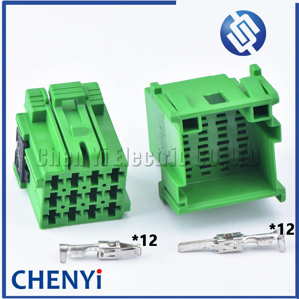 12 Pin male female Car CD Player Wire Harness Auto Connector 1-967627-1 1-967622-1 1-967627 8-968972-1