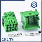 12 Pin male female Car CD Player Wire Harness Auto Connector 1-967627-1 1-967622-1 1-967627 8-968972-1