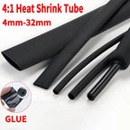 5Meter 4:1 Heat Shrink Tube with Glue Thermoretractile Heat Shrinkable Tubing Dual Wall Heat Shrink Tubing 4 6 8 12 16 20 24 32