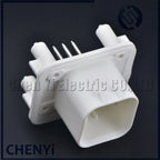 White 8 Pin Male or Female Waterproof Automotive ECU Connector EPEC PCB Wire harness plug 776286-2 776276-2 776280-2 With Pins