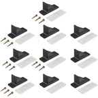 10 Pcs Compatible  Snow Guard For Metal Roof With  Foot Pads And Screws Including  Sealing Gaskets Easy Install  Secure Screws