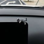 1/4Pcs Car Decoration Sleeping Cat Doll Kitty Creative Auto Ornaments Toys Cat Micro Landscape Model Cute Car Accessories Gifts