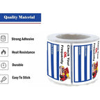 150PCS Car Maintenance Reminder Stickers Easy Oil Change Tracking Solution Auto Windscreen Labels Interior Maintenance Stickers