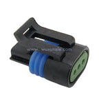 50 Sets 12162185 12162182 Sealed Female Wire Connector 3 Pin for Automotive Temperature Sensor Plug