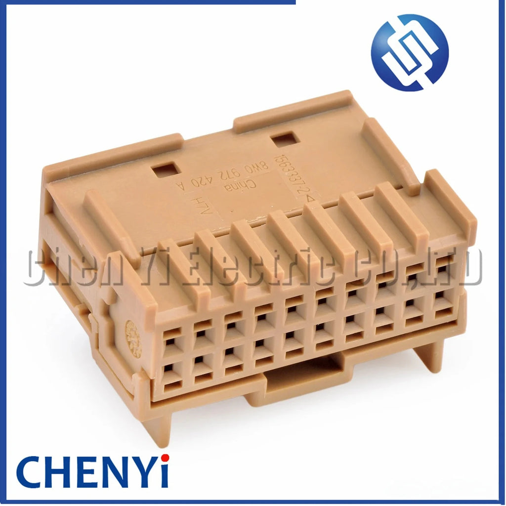 20 Pin Auto connector Wire harness plug 1563337-2 8W0972420A 8W0 972 420 A For seat module light control module