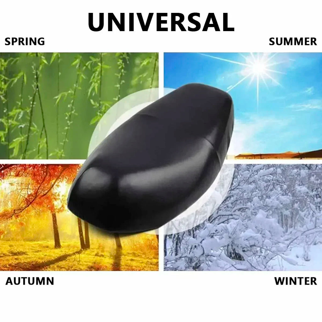 Motorcycle Seat Cover Elastic PU Leather Scooter Waterproof Dust Protector Sun Cover Universal Motorcycle Seat Protector Amagi