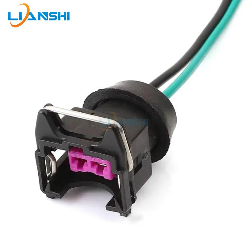Universal odometer, temperature control sensor, fuel injector, connector, plug, wire, socket, and connector for automobiles