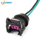 Universal odometer, temperature control sensor, fuel injector, connector, plug, wire, socket, and connector for automobiles