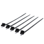 1-30pcs Black Nylon Threaded Head Harness Cable Ties Multi-purpose for Most Auto Repairs and Wiring Auto Interior Accessories