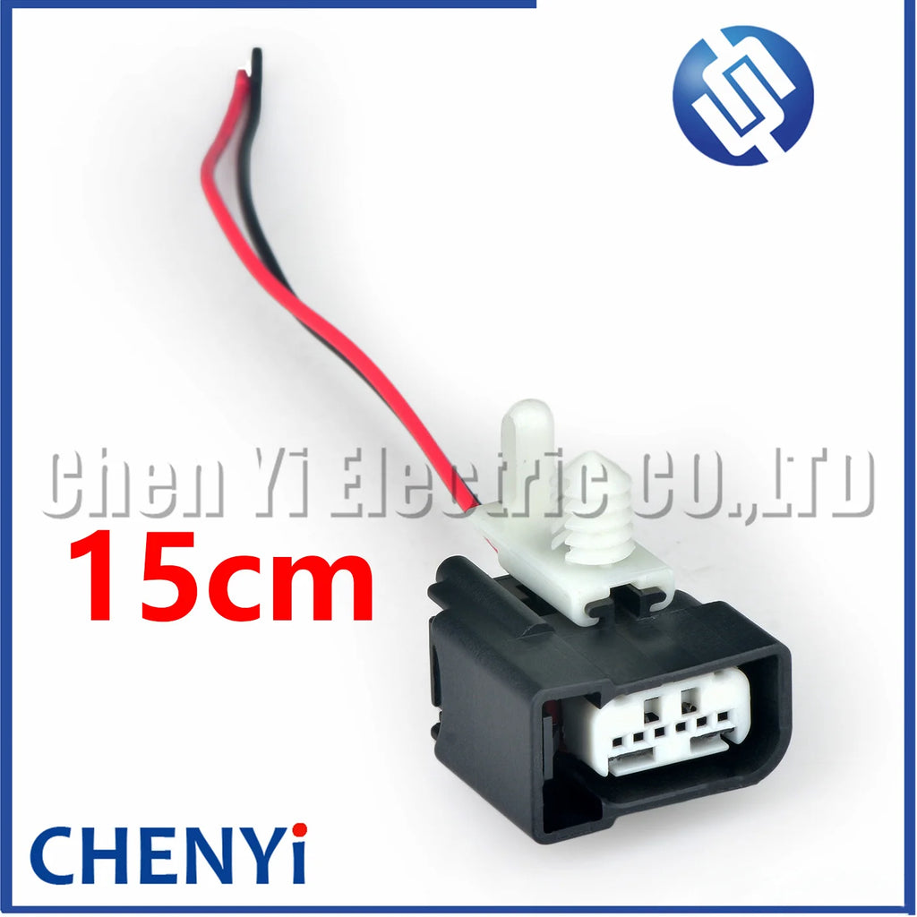 6 holes 2 Pin/way Automotive rearview camera connector reverse radar wire harness plug WDP25 WDP19 WDP13 PBTGF30 For Ford