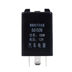 3 Pins Indicator Car Motorcycle 12V Electronic LED Relay Fix Blinker Flasher Indicator 12V LED Relay Fix Flasher Indicator