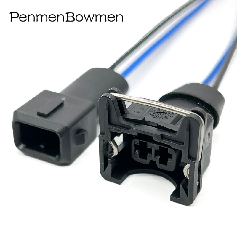 1 Set 2 Pin Car Fuel Injector Junior Power Mini Timer Electrical Cable Connectors Wiring Harness Plug 282189-1 282762-1