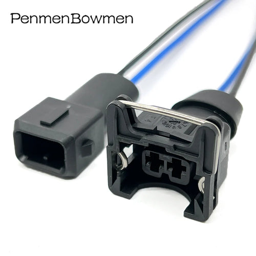 1 Set 2 Pin Car Fuel Injector Junior Power Mini Timer Electrical Cable Connectors Wiring Harness Plug 282189-1 282762-1