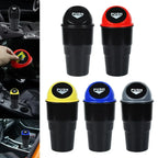 Car Trash Garbage Can Auto Trash Dust Case Holder Bin Box Car-styling Yellow Red Blue Black Gray Amagi