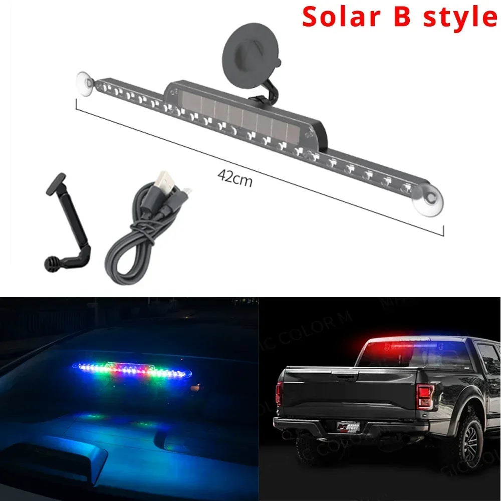 LED Strobe Police Lights Anti Collision Light For Auto Emergency Grill Warning Lamp 21led Windshield Bar Traffic Car Amagi