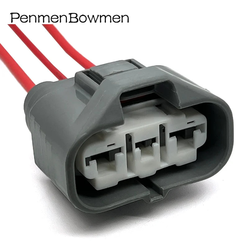 1 Set 3 Pin Car Inline Hybrid Fan Motor Electrical Cable Connectors Female Wire Harness Plug 6189-0588 For Toyota Mitsubishi