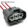1 Set 3 Pin Car Inline Hybrid Fan Motor Electrical Cable Connectors Female Wire Harness Plug 6189-0588 For Toyota Mitsubishi